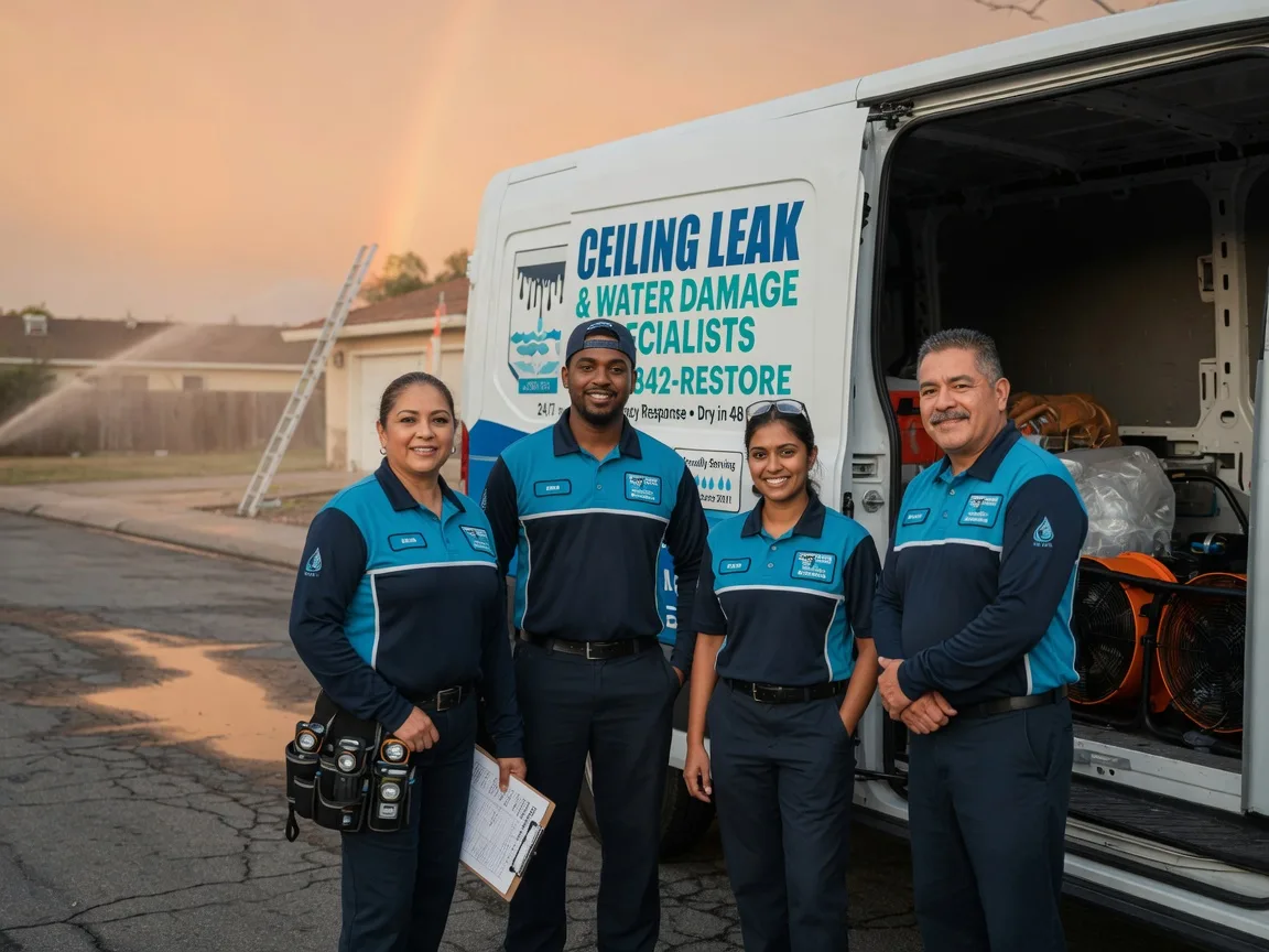 Ceiling Leak Cleanup company in Industry, TX